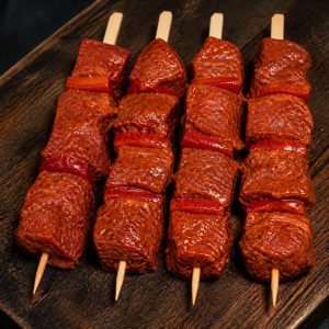 Brochette de boeuf tex mex