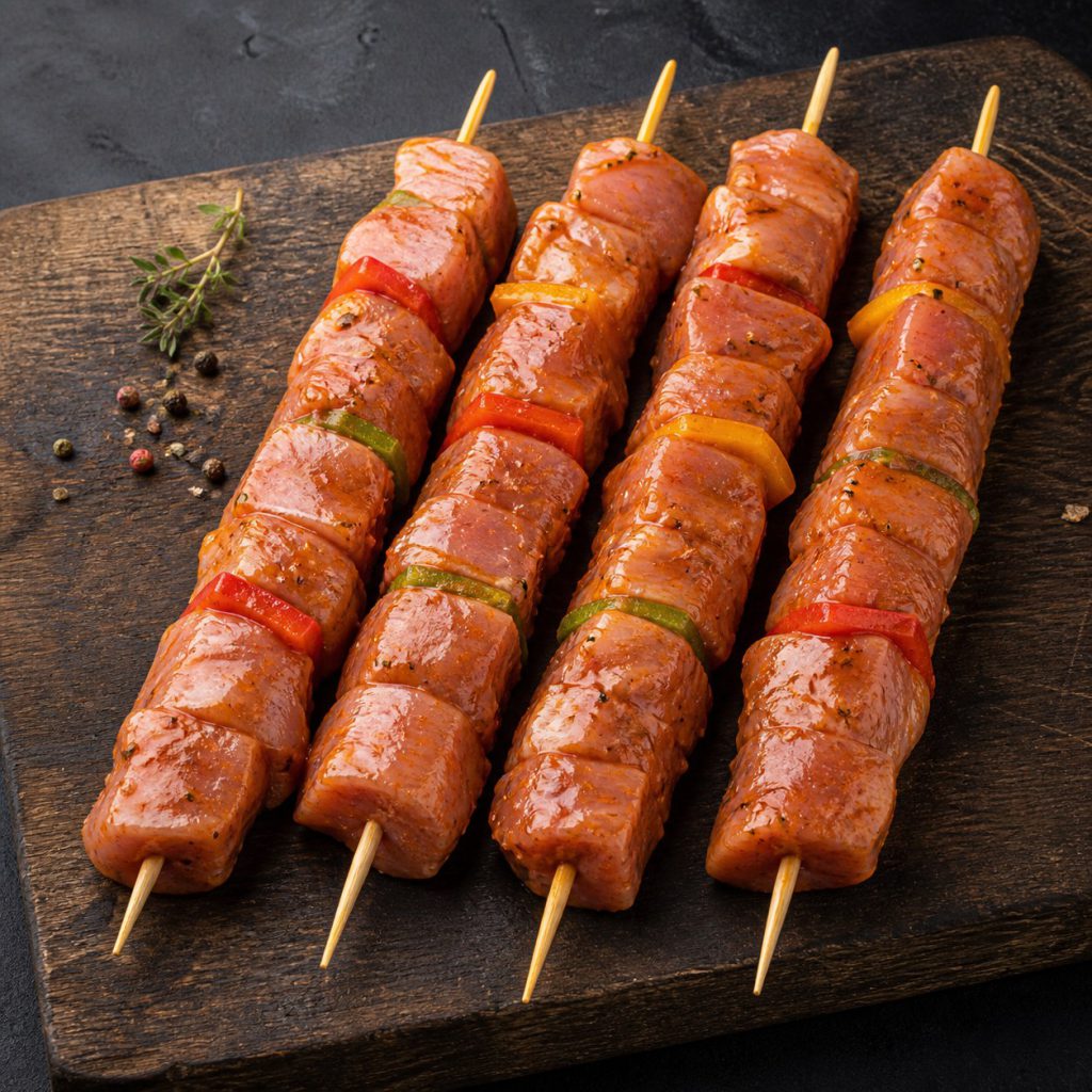 Brochette de veau texmex