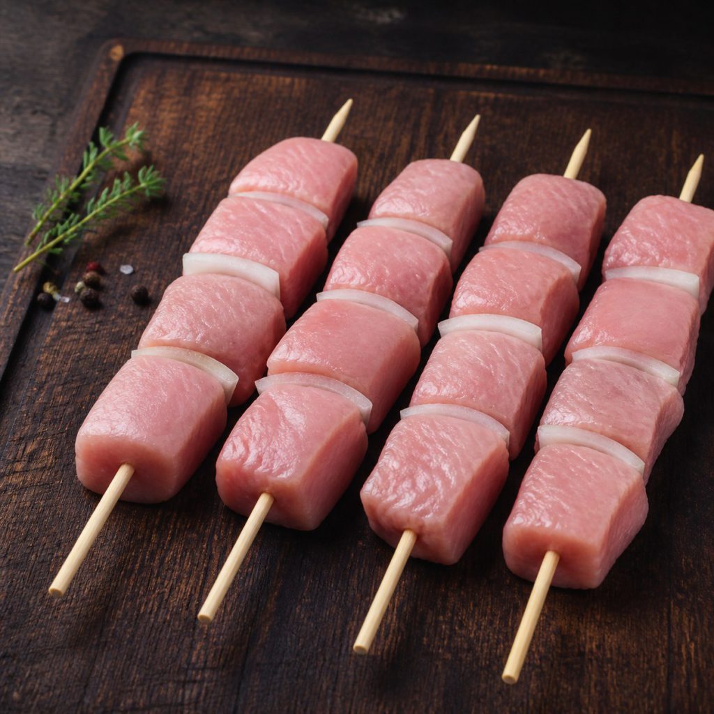 Brochettes de veau