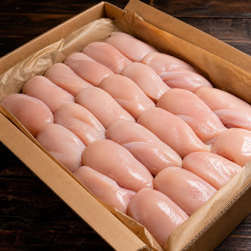 Carton de filet poulet