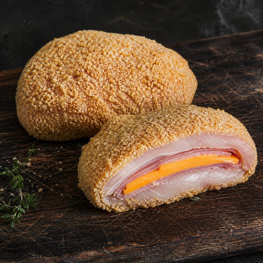 Cordon bleu maison chapelure cheddar