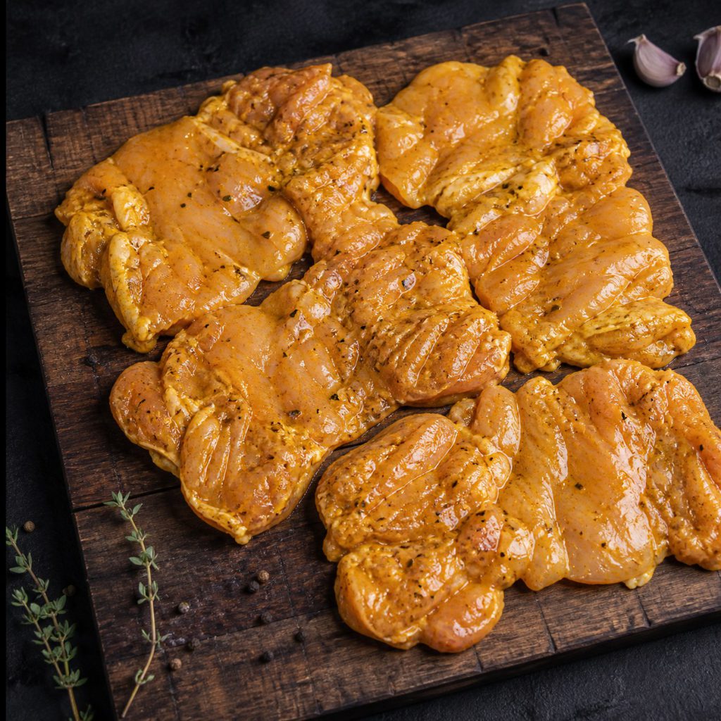 Cuisse de poulet désossée curry