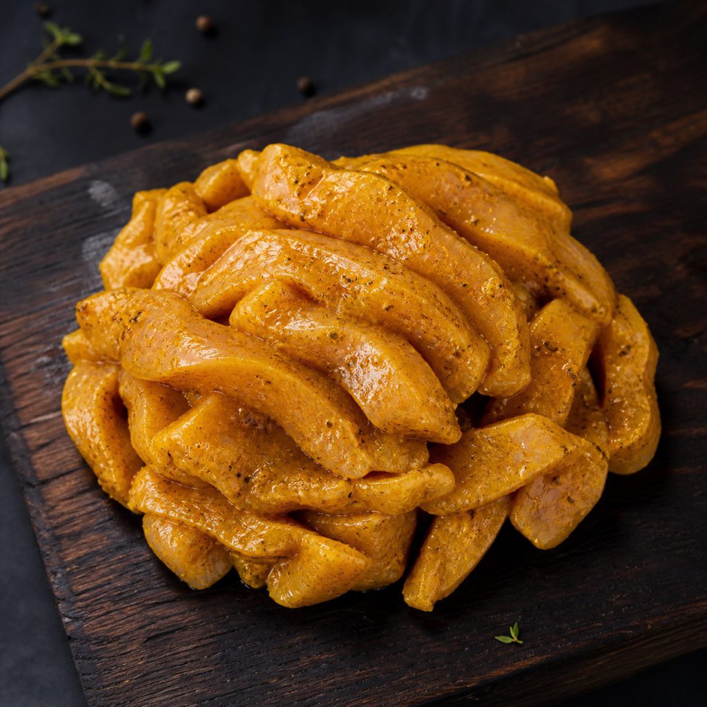 Émincé de poulet curry