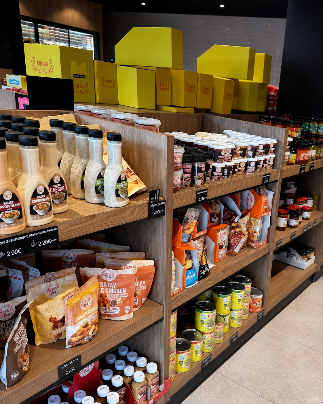Rayon épicerie de La Chelloise