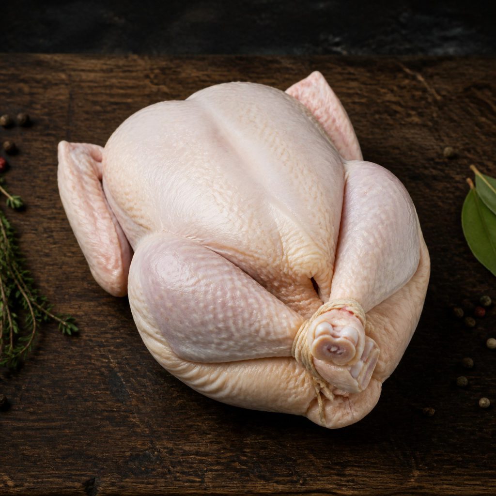 Poulet prêt à cuire