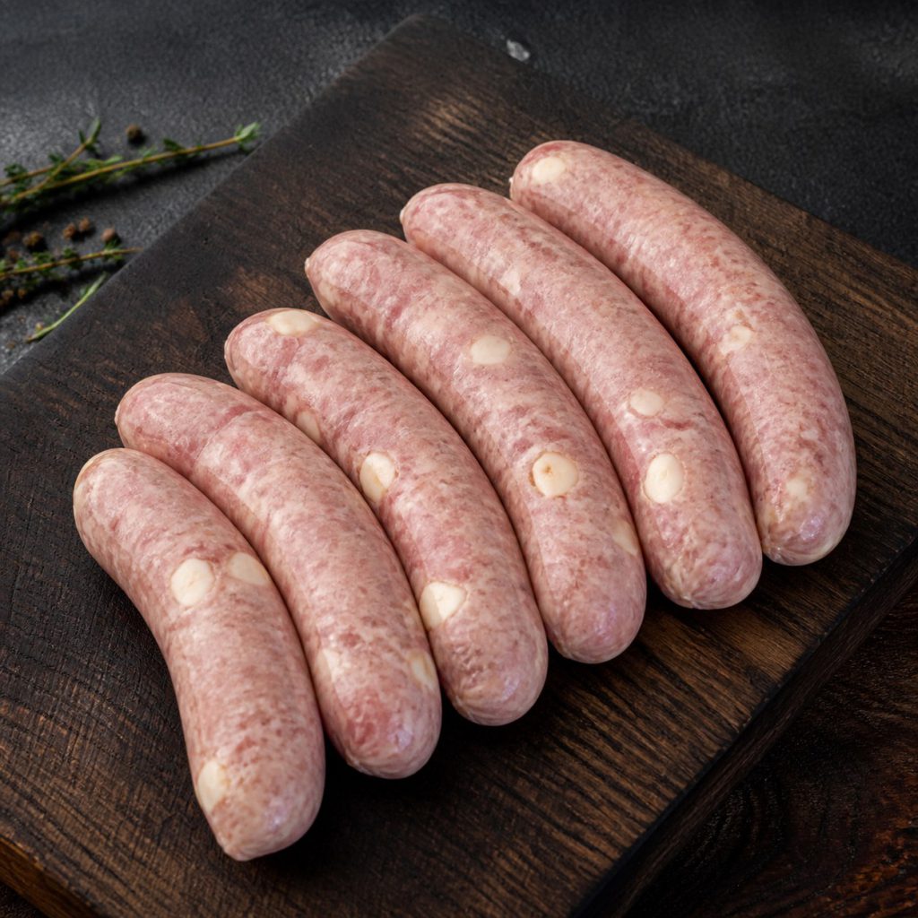 Saucisse de veau au fromage